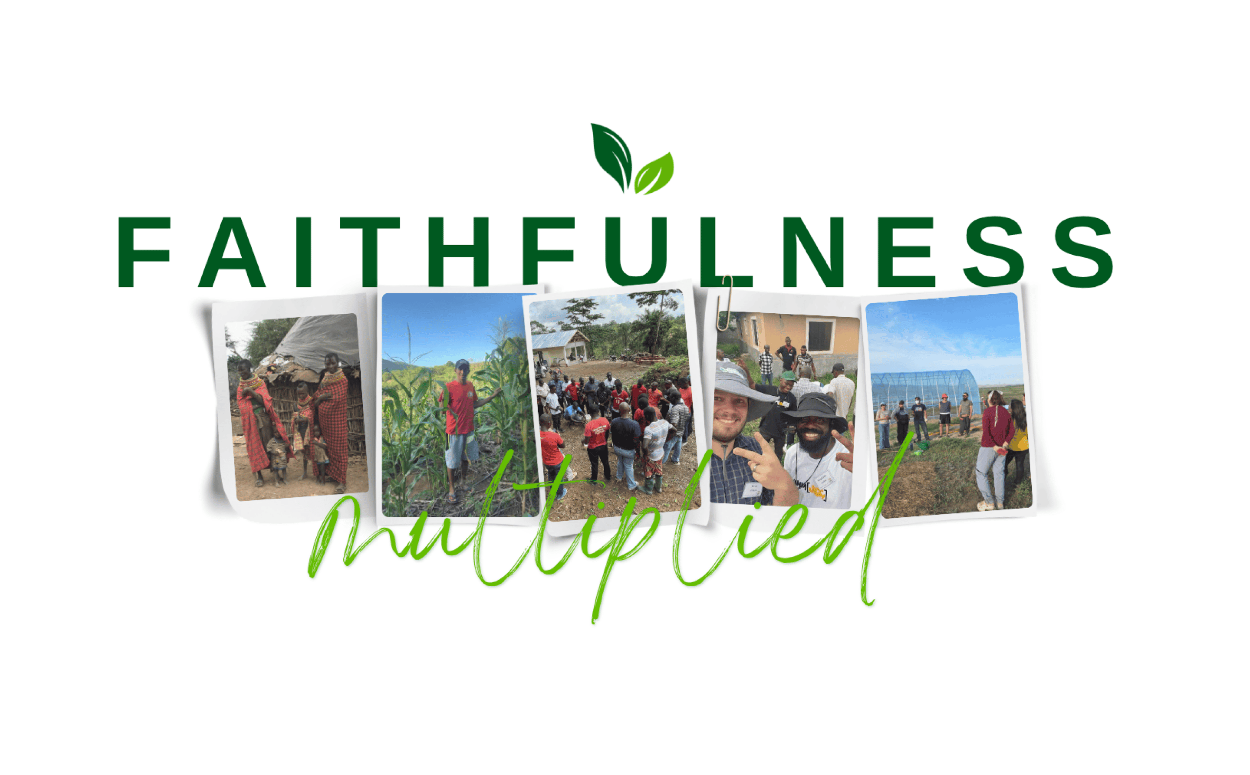 Farmers participating in training and community activities with EFI.